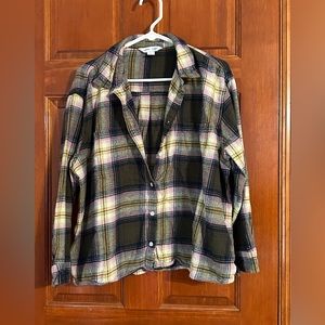 Old Navy boyfriend flannel XL